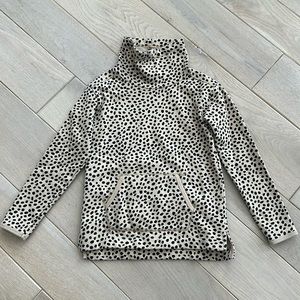 Crewcuts Cream and Black Dot Turtleneck Sweater